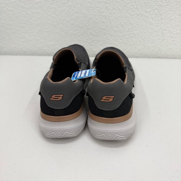 Skechers Hasting Marco Grey Black Slip On Relaxed Memory Foam Shoe 205367 Men 13 - Picture 3 of 8